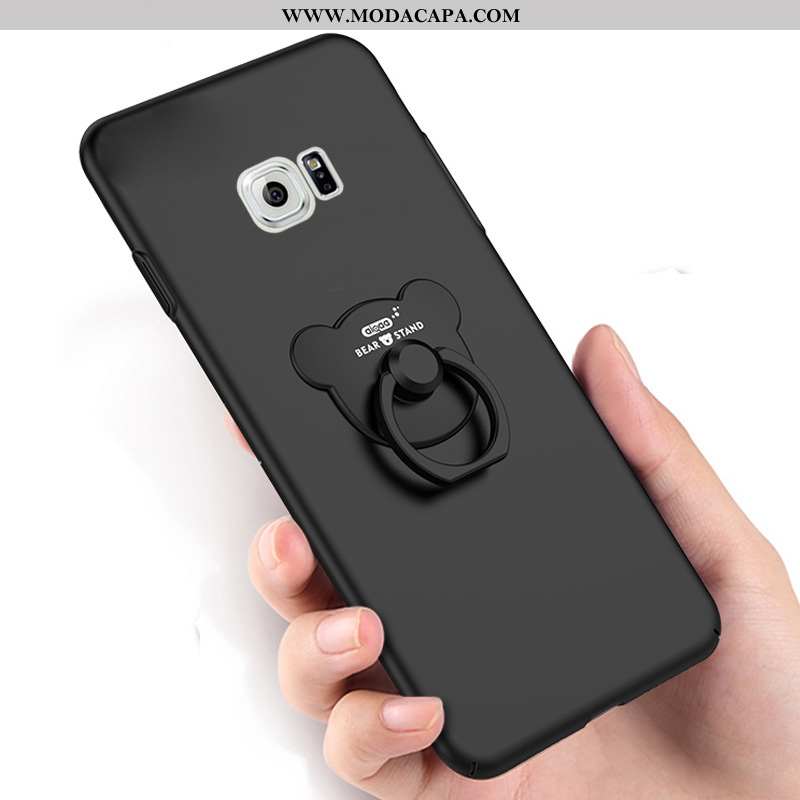 Capas Samsung Galaxy S6 Criativas Telemóvel Preto Antiqueda Telinha Cordao Barato