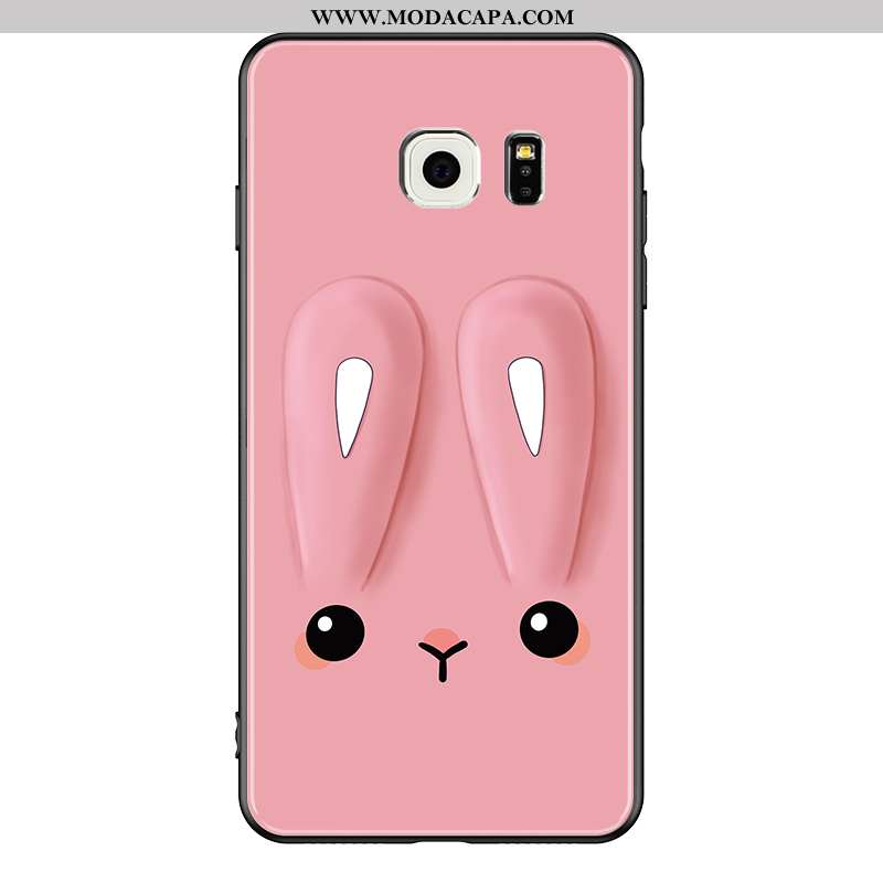 Capa Samsung Galaxy S6 Vidro Cases Coelho Desenho Animado Soft Protetoras Capas Comprar