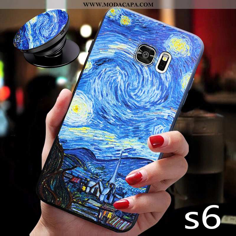 Capas Samsung Galaxy S6 Tendencia Antiqueda Nova Casal Soft Protetoras Cases Online