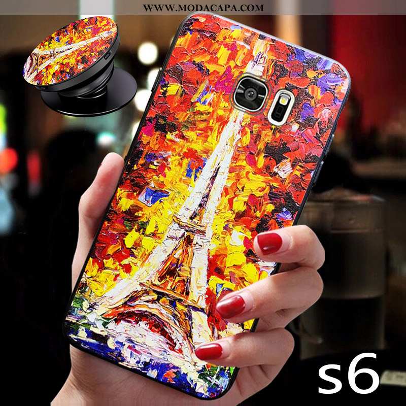 Capas Samsung Galaxy S6 Tendencia Antiqueda Nova Casal Soft Protetoras Cases Online