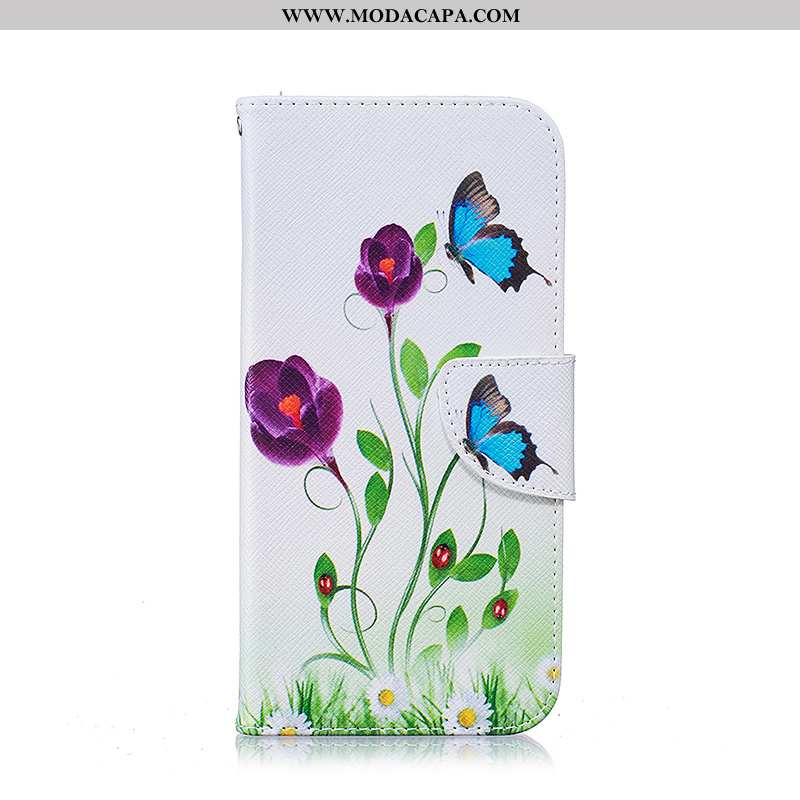 Capas Samsung Galaxy S7 Edge Couro Protetoras Pintado Telemóvel Cases Desenho Animado Branco Barato