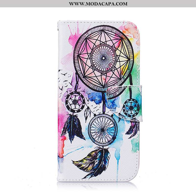 Capas Samsung Galaxy S7 Edge Couro Protetoras Pintado Telemóvel Cases Desenho Animado Branco Barato