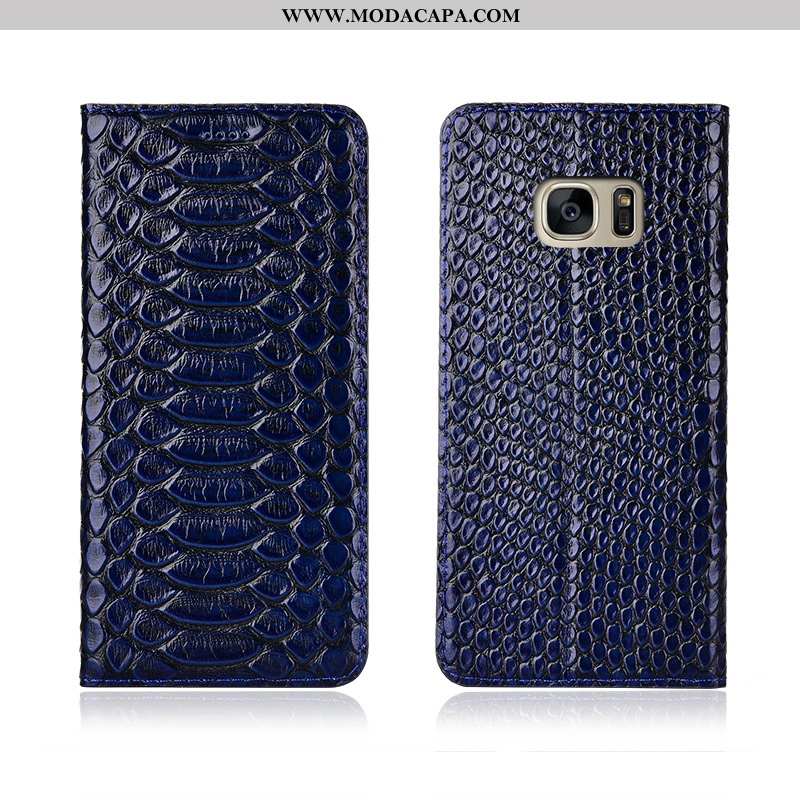 Capas Samsung Galaxy S7 Edge Soft Telemóvel Cases Couro Couro Legitimo Nova Online