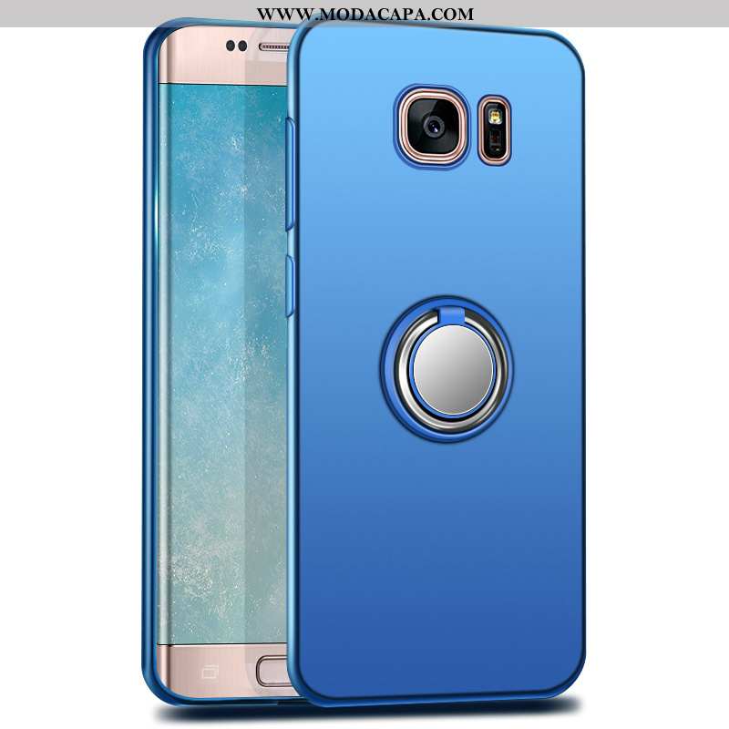 Capa Samsung Galaxy S7 Edge Slim Azul Super Cases Antiqueda Telemóvel Protetoras Baratos