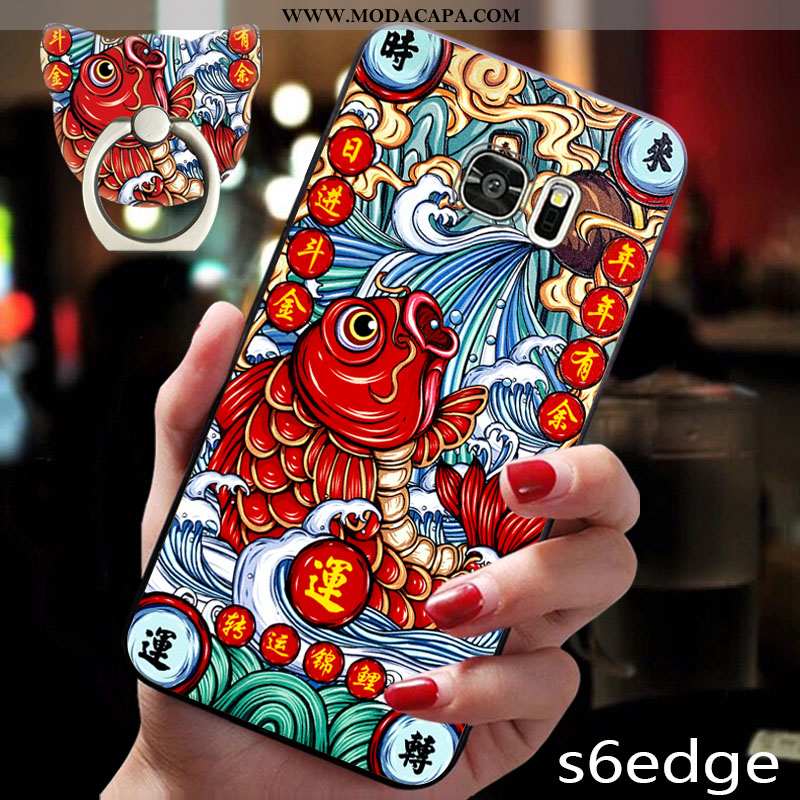 Capa Samsung Galaxy S7 Edge Tendencia Para Reveillon Protetoras Silicone Antiqueda Completa Capas Ba