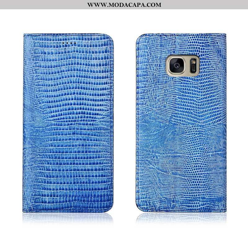 Capas Samsung Galaxy S7 Edge Couro Completa Protetoras Soft Cases Cover Baratos