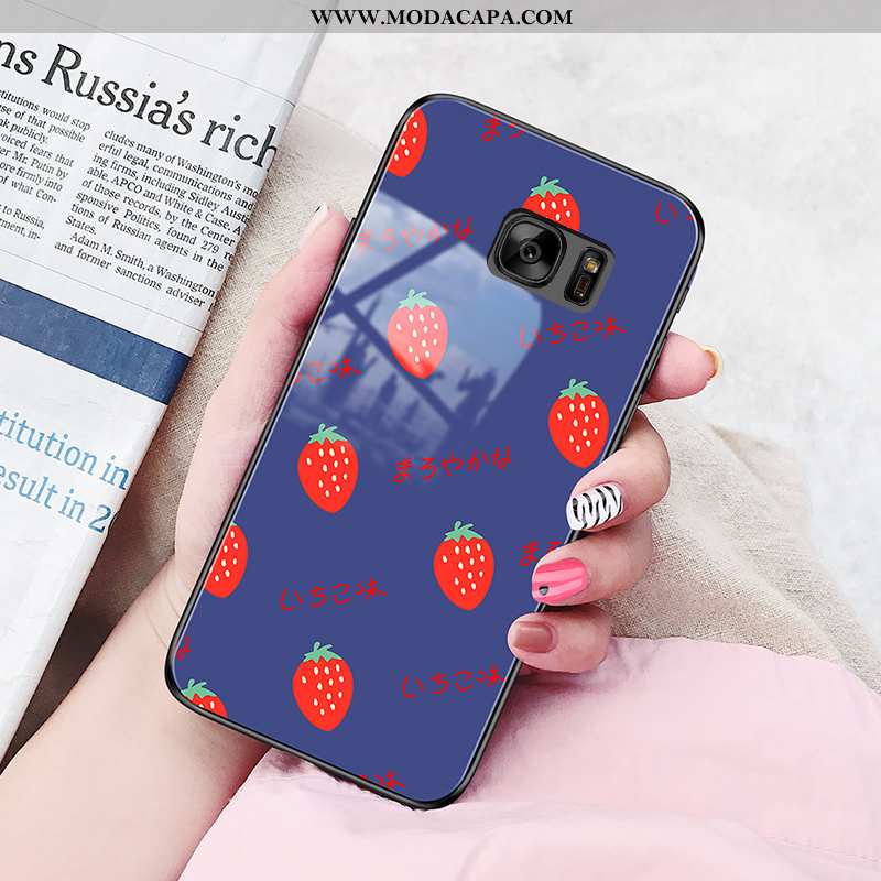 Capas Samsung Galaxy S7 Silicone Fg Soft Protetoras Telemóvel Vidro Baratas