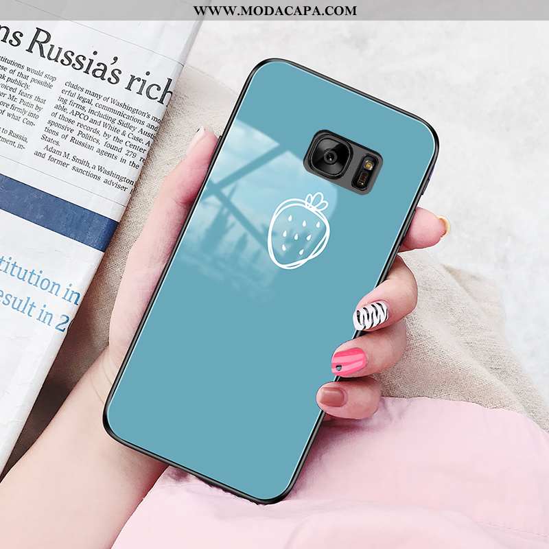 Capas Samsung Galaxy S7 Silicone Fg Soft Protetoras Telemóvel Vidro Baratas