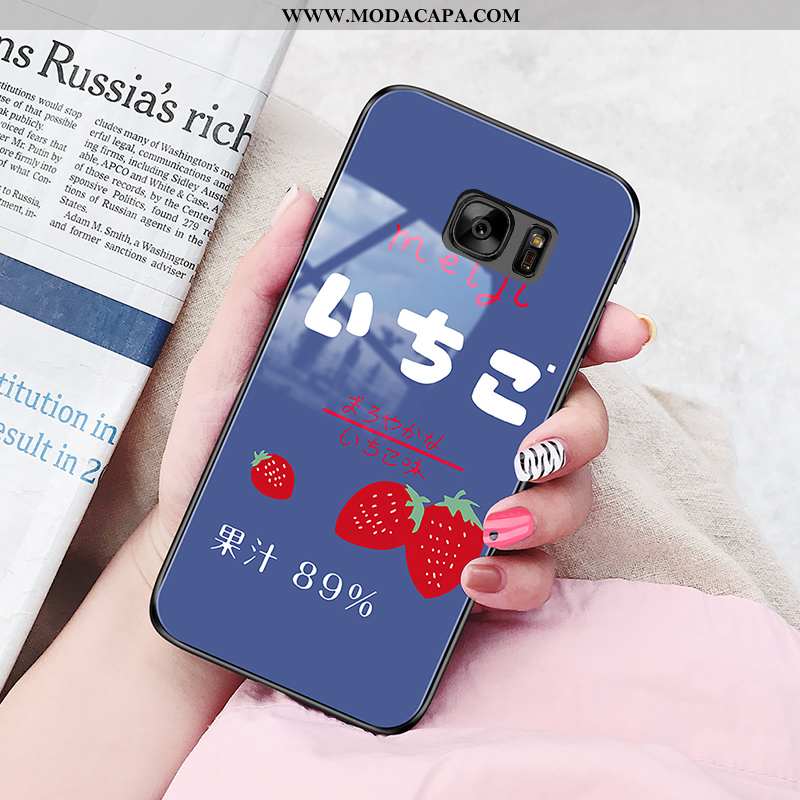 Capas Samsung Galaxy S7 Silicone Fg Soft Protetoras Telemóvel Vidro Baratas