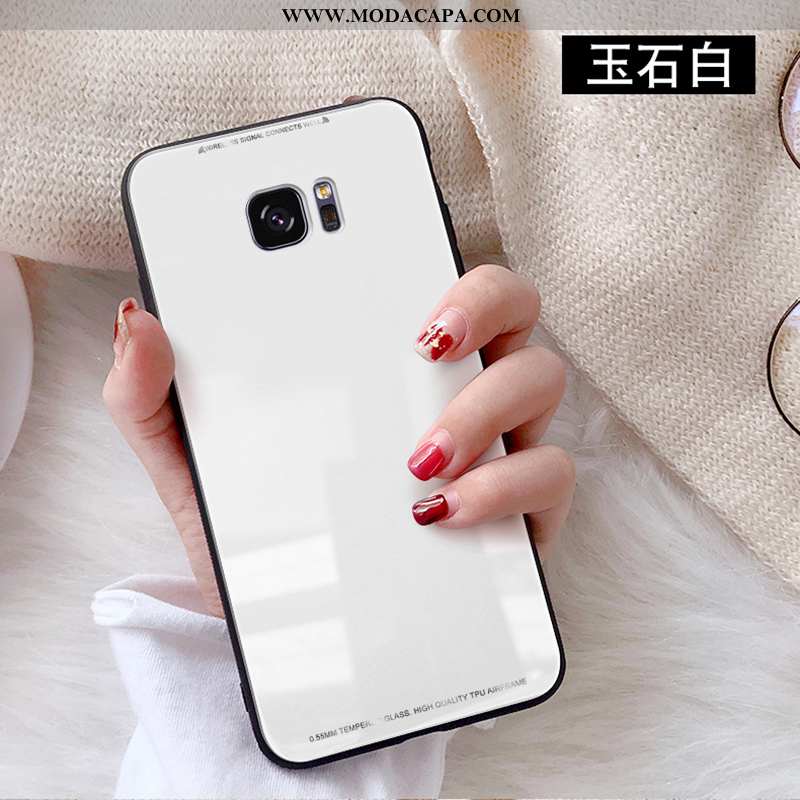 Capas Samsung Galaxy S7 Tendencia Protetoras Tampa Cases Casaco Branco Online