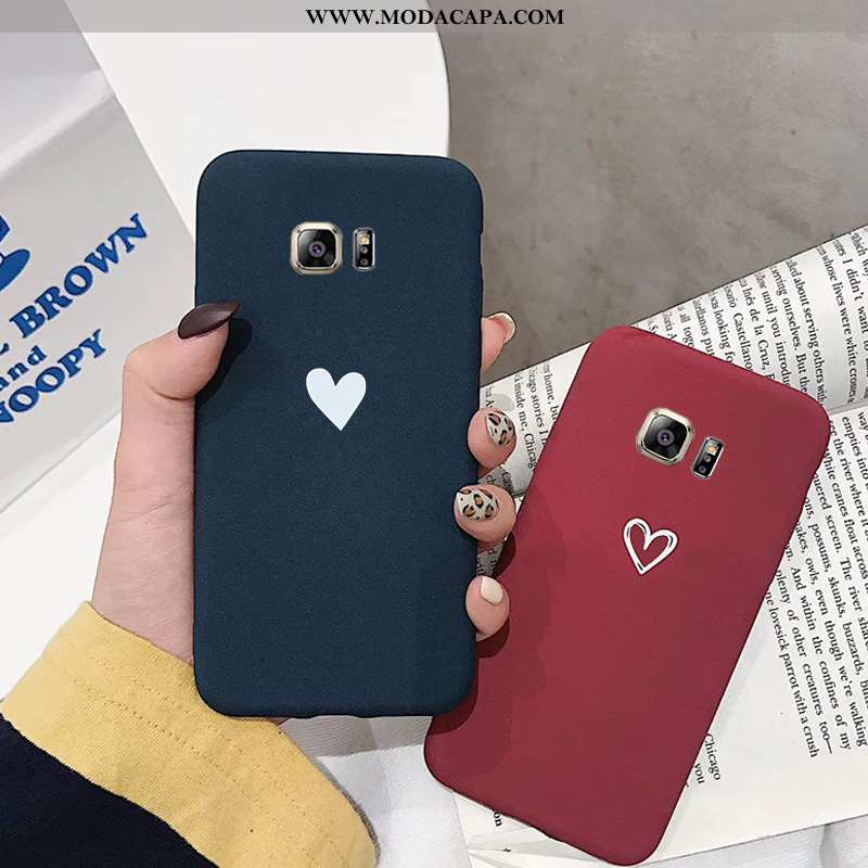 Capa Samsung Galaxy S7 Fosco Frente Tendencia Preto Capas Slim Super Comprar