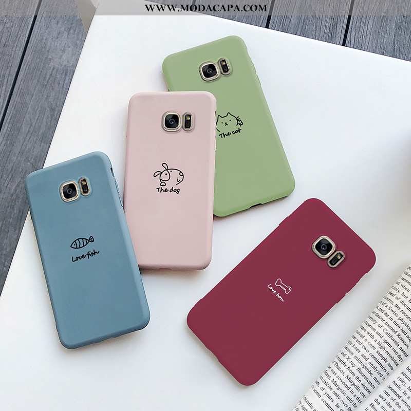 Capas Samsung Galaxy S7 Protetoras Antiqueda Simples Soft Tendencia Completa Online