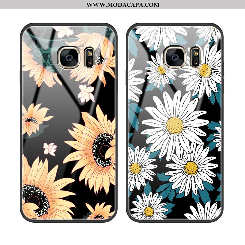 Capas Samsung Galaxy S7 Soft Vidro Antiqueda Tendencia Aço Personalizado Criativas Online