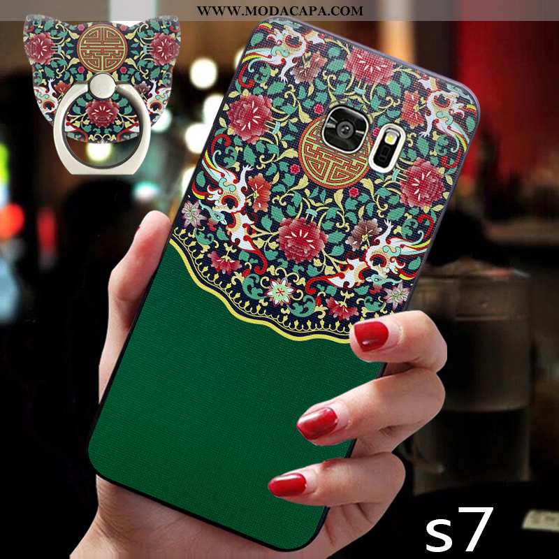 Capa Samsung Galaxy S7 Soft Capas Tendencia Cases Personalizada Suporte Criativas Baratas