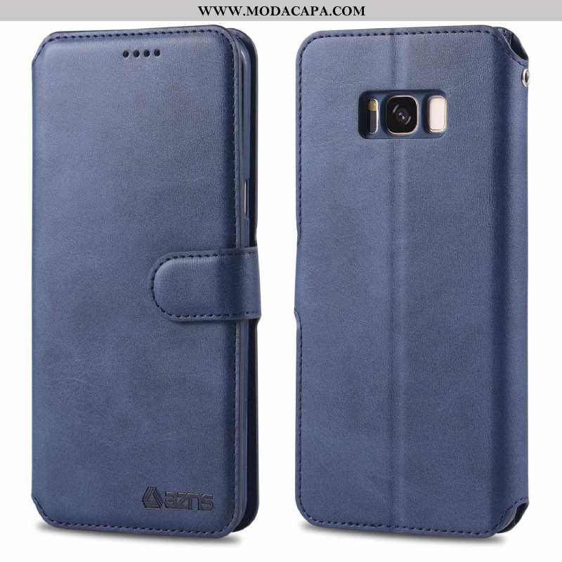 Capas Samsung Galaxy S8 Protetoras Antiqueda Cover Telemóvel Cases Couro Legitimo Baratas