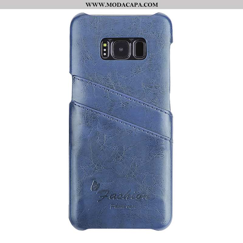 Capas Samsung Galaxy S8 Slim Couro De Grau Cases Tendencia Super Telemóvel Baratas