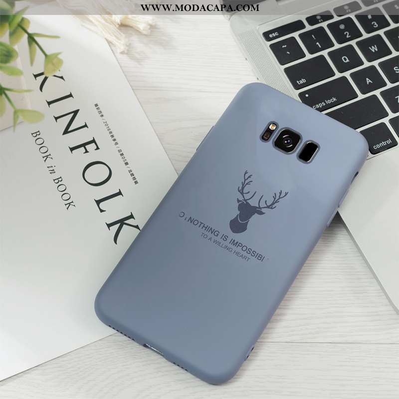 Capas Samsung Galaxy S8 Cordao Antiqueda Telemóvel Silicone Soft Tendencia Barato