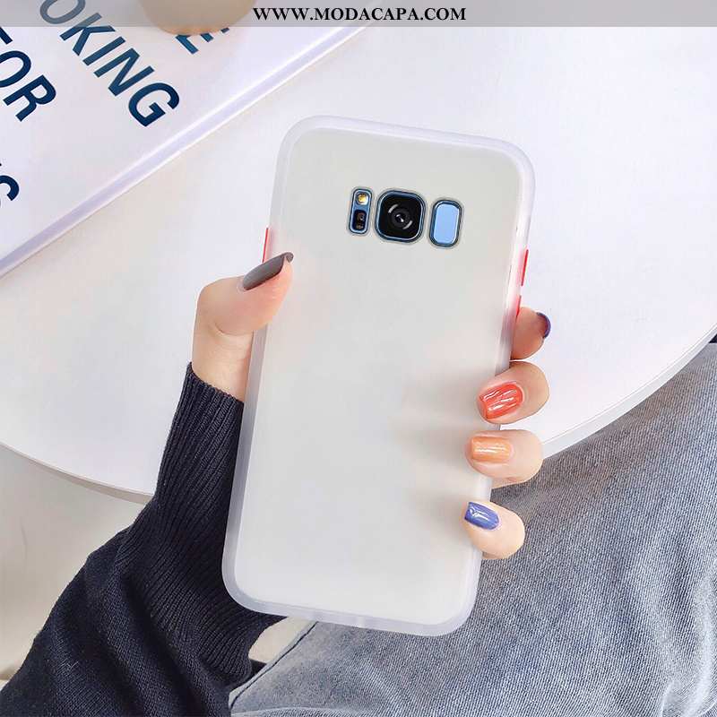 Capa Samsung Galaxy S8 Silicone Fosco Frente Telemóvel Capas Casaco Resistente Comprar