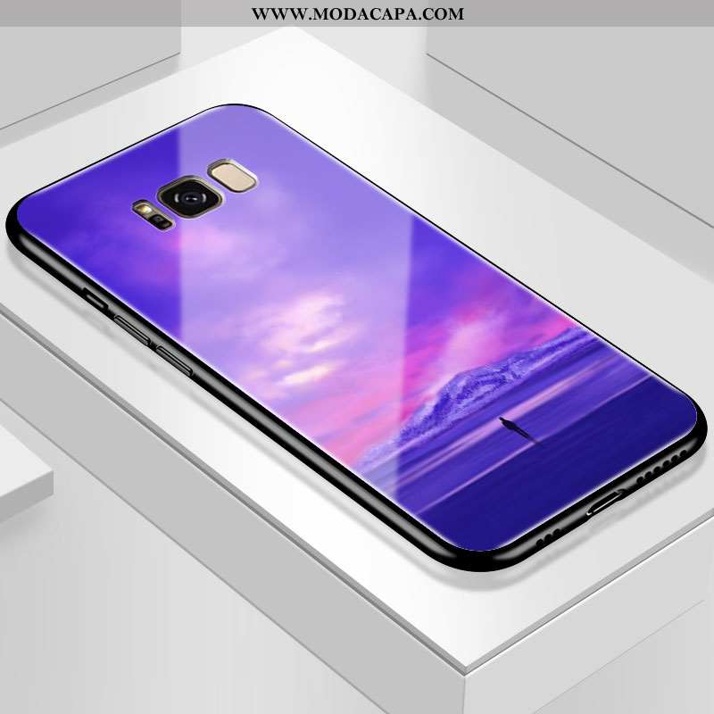 Capas Samsung Galaxy S8 Vidro Resistente Telemóvel Personalizado Aço Casal Comprar