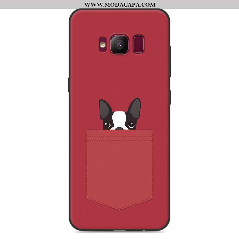 Capas Samsung Galaxy S8 Desenho Animado Cases Cinza Silicone Telemóvel Protetoras Comprar