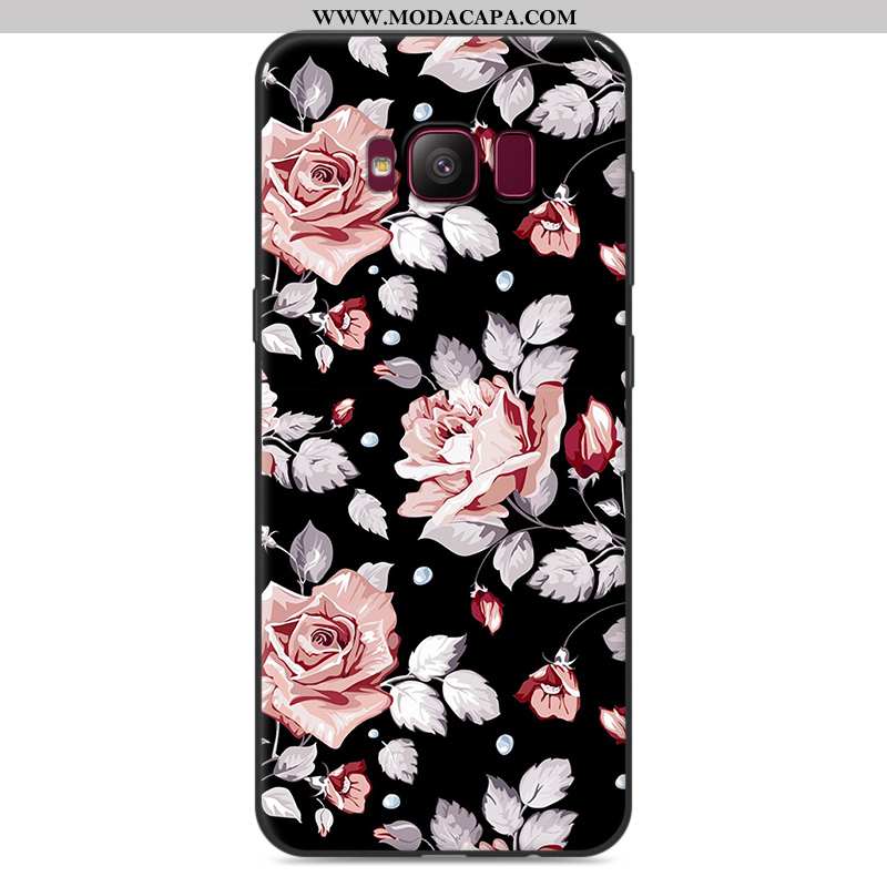 Capas Samsung Galaxy S8 Desenho Animado Cases Cinza Silicone Telemóvel Protetoras Comprar