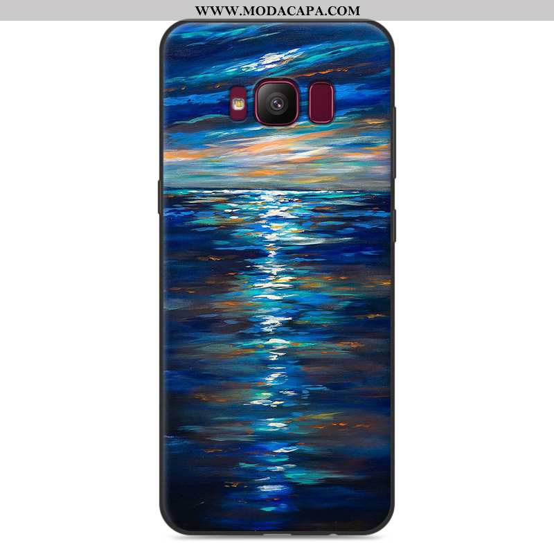 Capas Samsung Galaxy S8 Desenho Animado Cases Cinza Silicone Telemóvel Protetoras Comprar