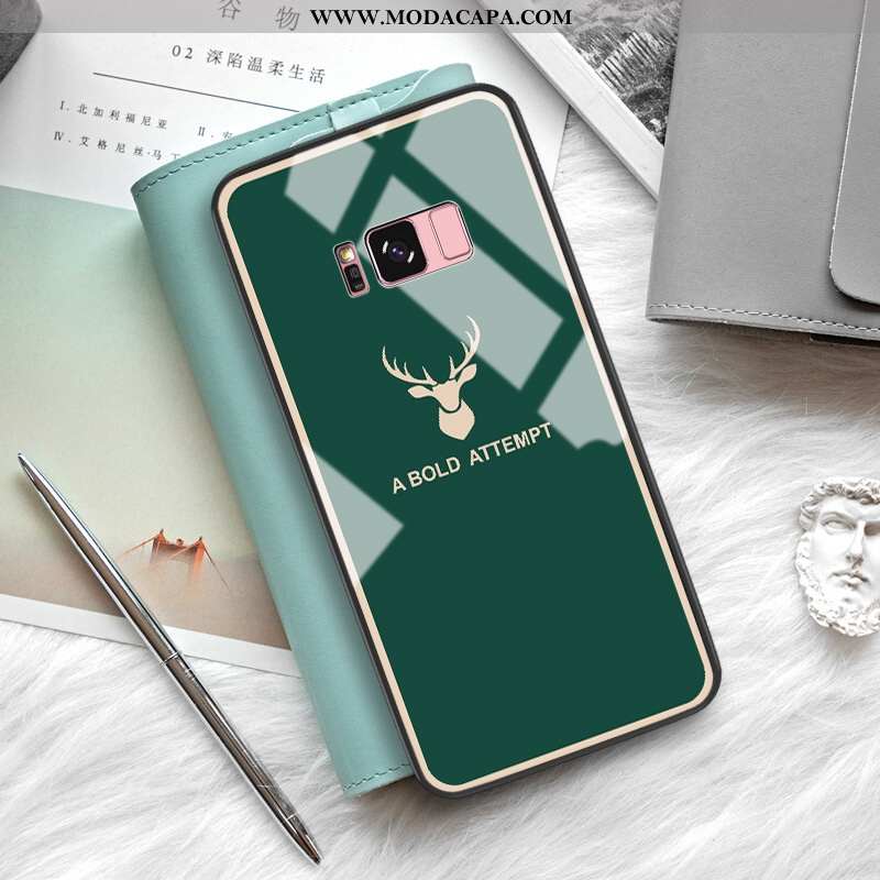 Capas Samsung Galaxy S8+ Tendencia Telinha Vermelho Silicone Verde Protetoras Nova Comprar