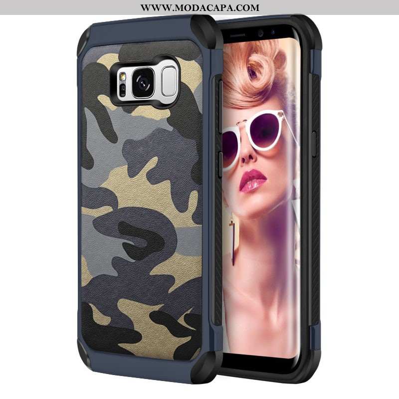 Capa Samsung Galaxy S8+ Silicone Camuflada Tendencia Personalizada Militar Capas Telemóvel Comprar