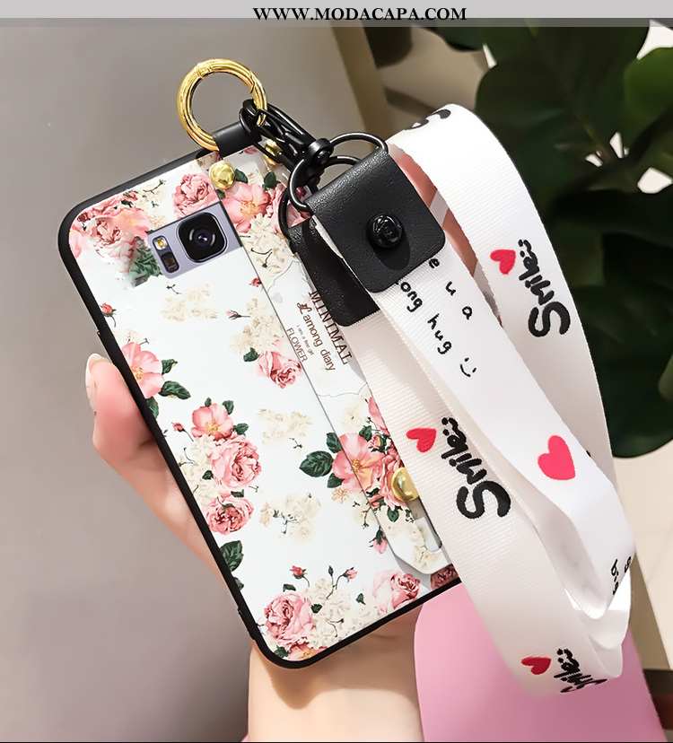 Capas Samsung Galaxy S8+ Soft Completa Telemóvel Tendencia Personalizada Branco Barato