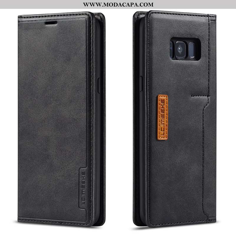 Capas Samsung Galaxy S8+ Couro Legitimo Cases De Grau Completa Pu Cover Online