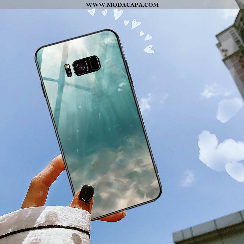 Capas Samsung Galaxy S8+ Desenho Animado Completa Cordao Personalizada Roxa Criativas Venda