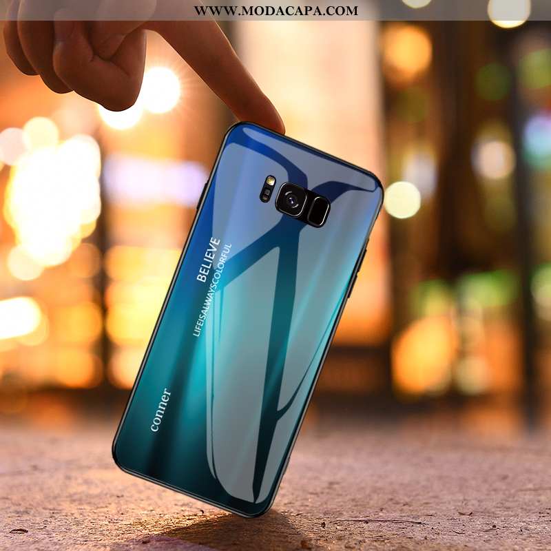 Capas Samsung Galaxy S8+ Desenho Animado Completa Cordao Personalizada Roxa Criativas Venda