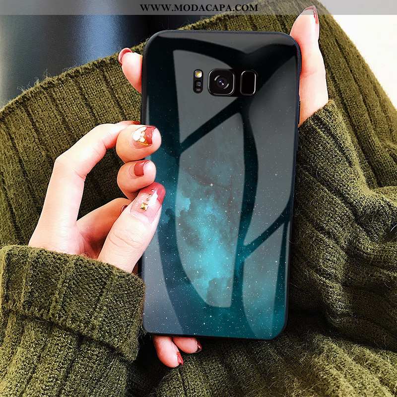 Capas Samsung Galaxy S8+ Desenho Animado Completa Cordao Personalizada Roxa Criativas Venda