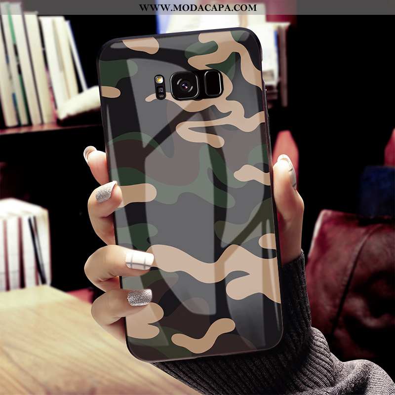 Capas Samsung Galaxy S8+ Desenho Animado Completa Cordao Personalizada Roxa Criativas Venda