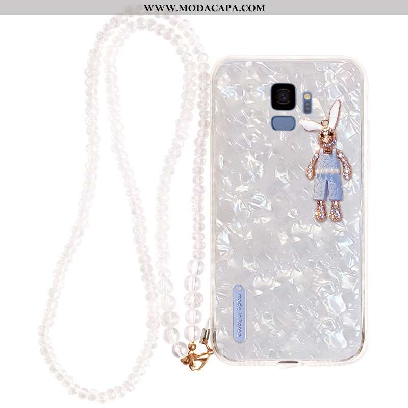 Capa Samsung Galaxy S9 Protetoras Cola Tendencia Nova Antiqueda Cases Branco Baratos