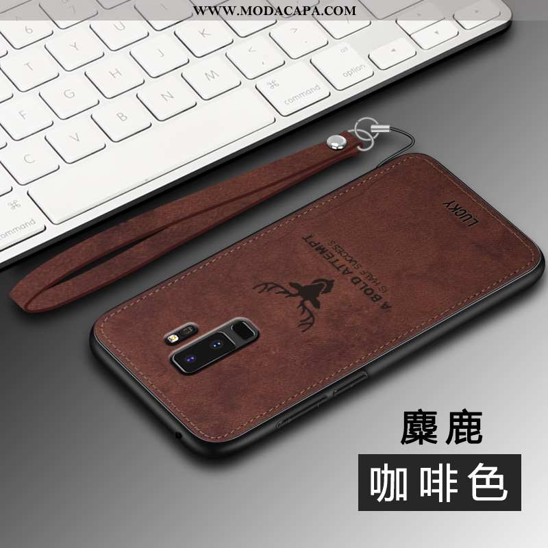 Capa Samsung Galaxy S9+ Protetoras Telemóvel Antiqueda Cinza Capas Silicone Soft Venda