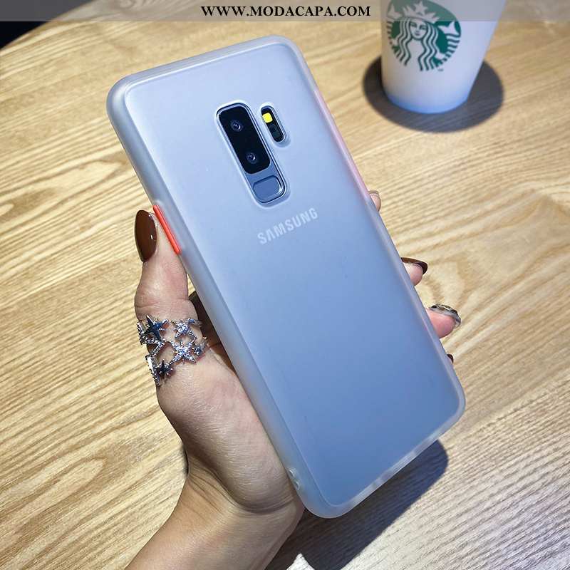 Capa Samsung Galaxy S9+ Personalizado Minimalista Protetoras Nova Cor De Contraste Vermelho Criativa
