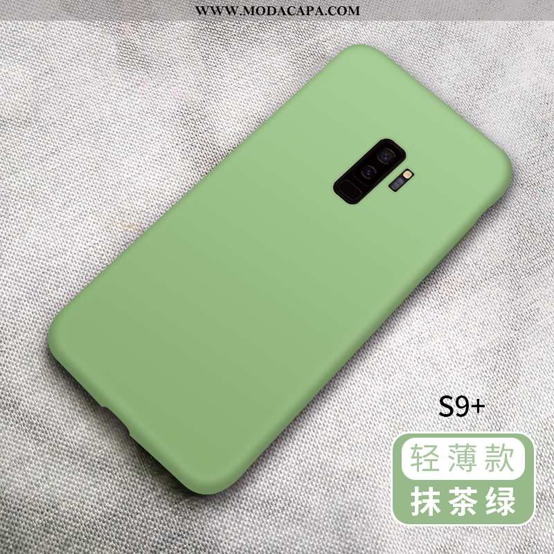 Capa Samsung Galaxy S9+ Protetoras Criativas Antiqueda Completa Silicone Telemóvel Cases Barato