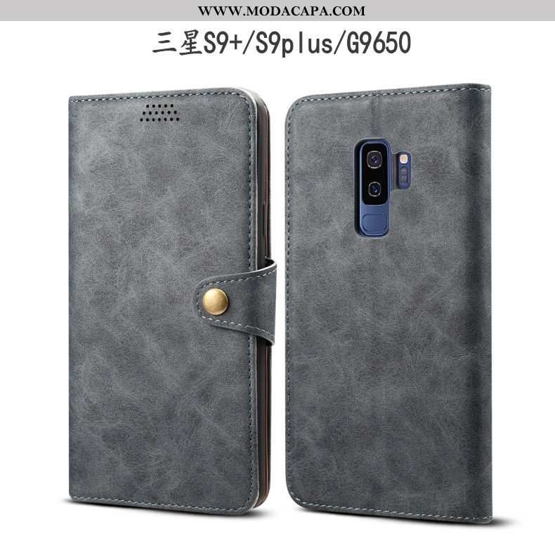 Capa Samsung Galaxy S9+ Couro Vermelho Cases Antiqueda Capas Cover Protetoras Online