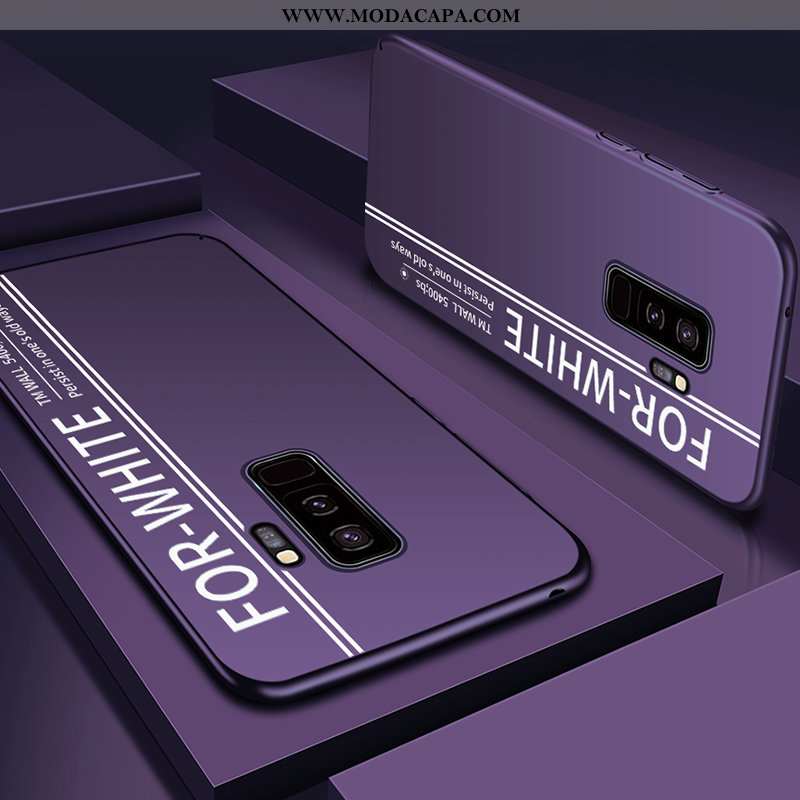 Capas Samsung Galaxy S9+ Personalizada Cases Slim Azul Protetoras Completa Super Baratas