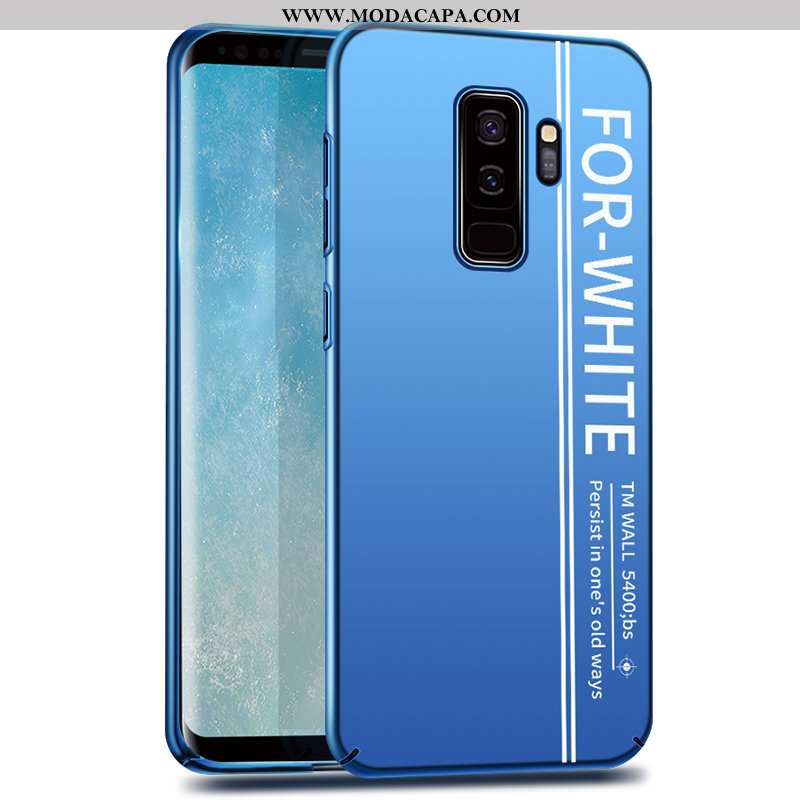 Capas Samsung Galaxy S9+ Personalizada Cases Slim Azul Protetoras Completa Super Baratas