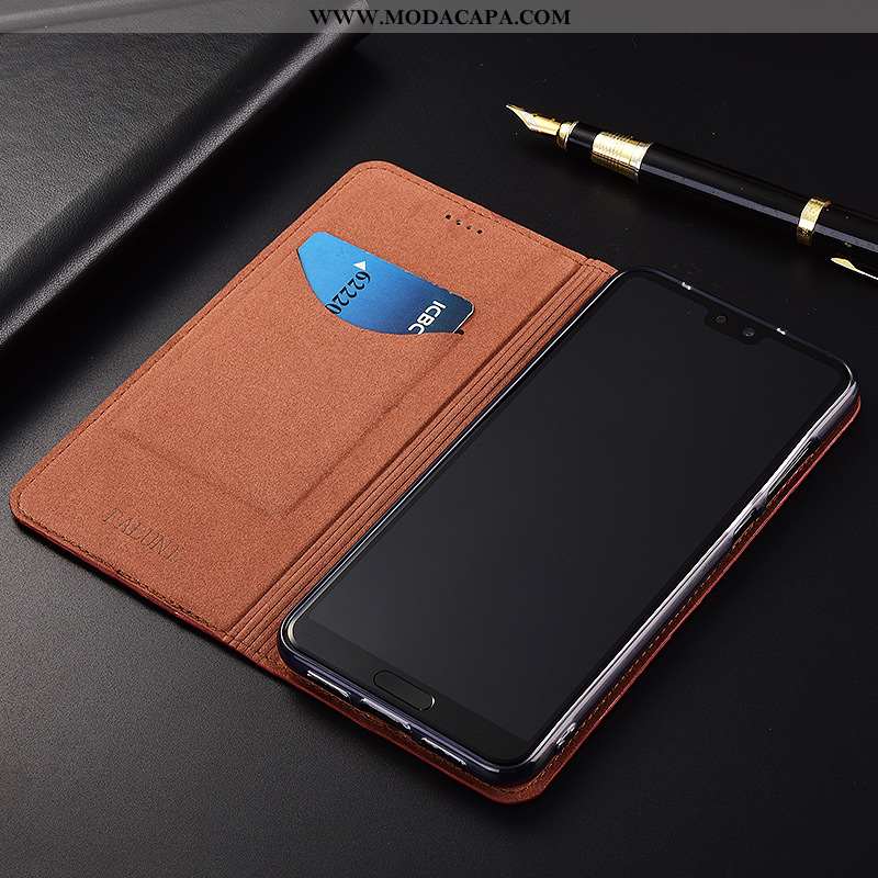 Capas Samsung Galaxy S9+ Couro Legitimo Telemóvel Cover Protetoras Dupla Cases Barato