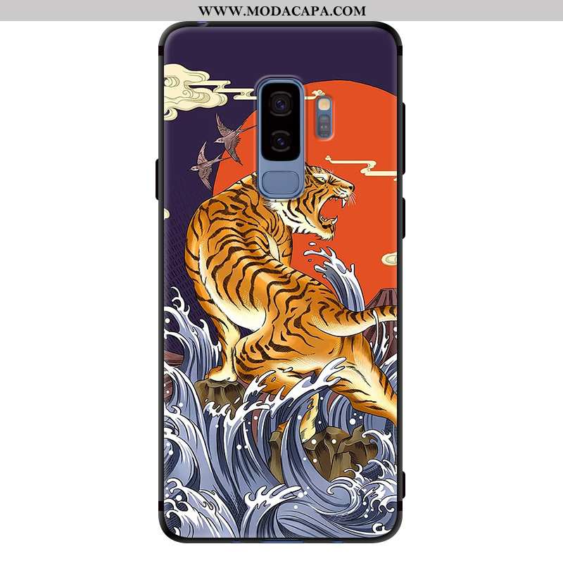 Capas Samsung Galaxy S9+ Soft Tigre Midi Completa Telemóvel Tendencia Comprar