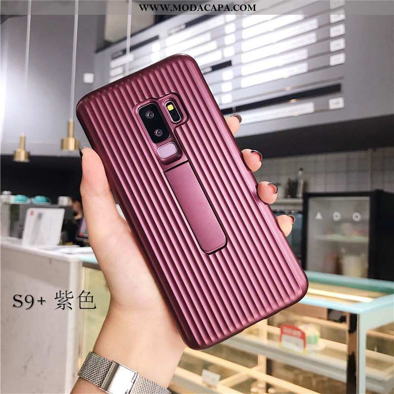 Capa Samsung Galaxy S9+ Protetoras Vermelho Antiqueda Tampa Roxa Cases Capas Online