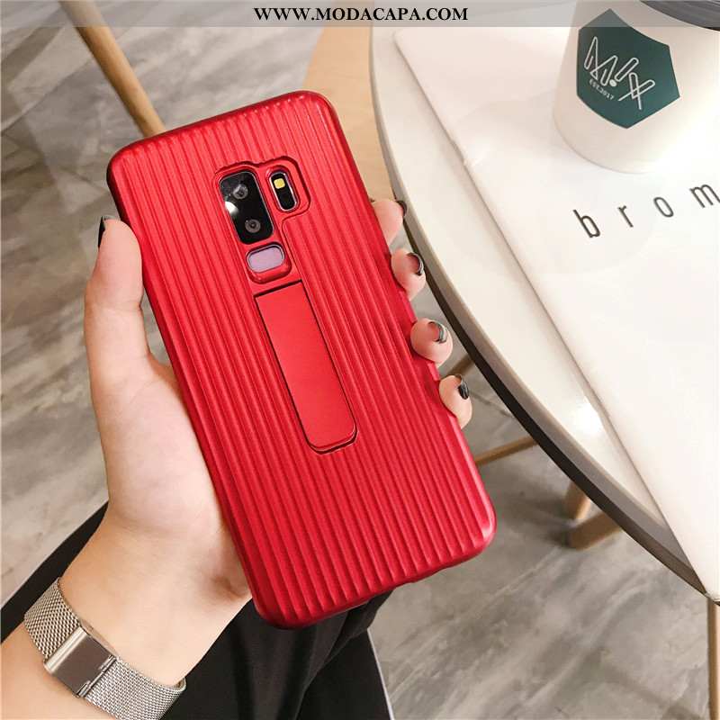 Capa Samsung Galaxy S9+ Protetoras Vermelho Antiqueda Tampa Roxa Cases Capas Online