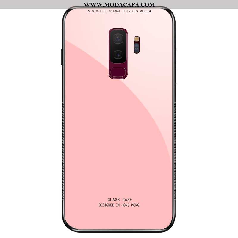Capa Samsung Galaxy S9+ Personalizado Rosa Capas Cases Vidro Aço Vermelho Comprar
