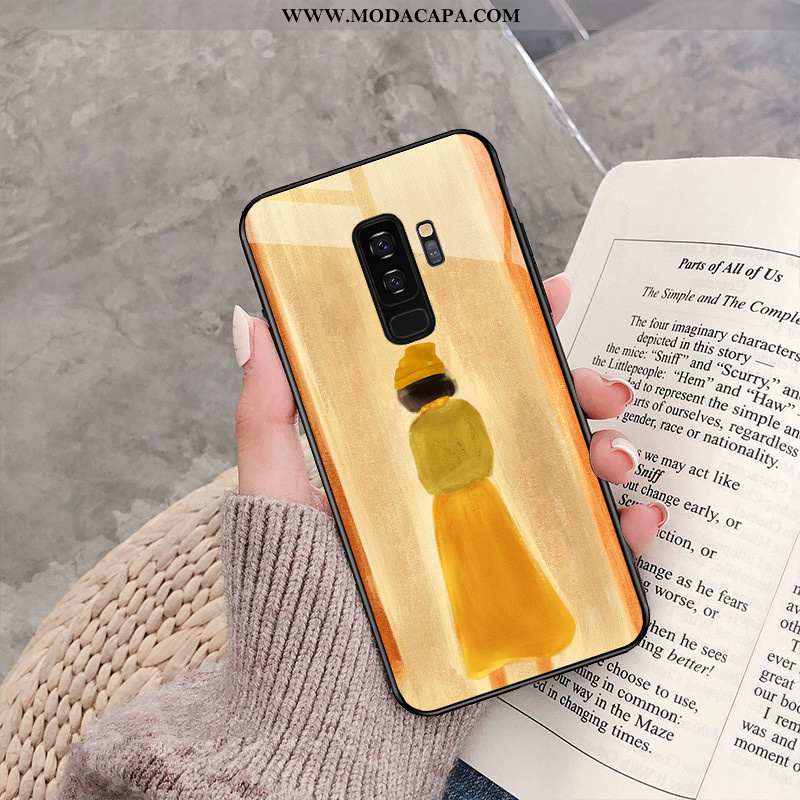 Capa Samsung Galaxy S9+ Vidro Casal Protetoras Dágua Completa Resistente Criativas Venda