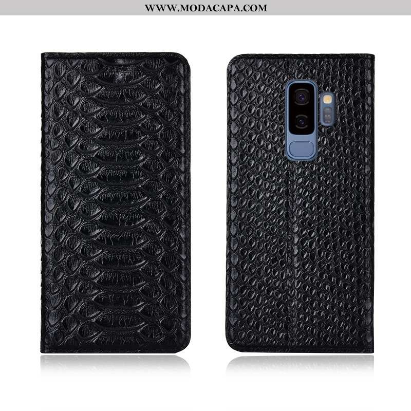 Capa Samsung Galaxy S9+ Protetoras Novas Couro Capas Telemóvel Antiqueda Tampa Barato