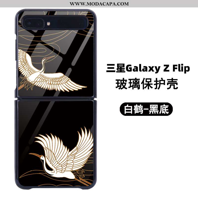 Capas Samsung Z Flip Vidro Telemóvel Cases Protetoras Guindaste Personalizadas Baratas