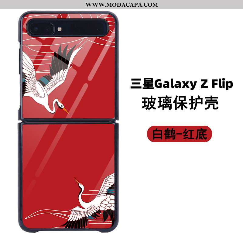 Capas Samsung Z Flip Vidro Telemóvel Cases Protetoras Guindaste Personalizadas Baratas